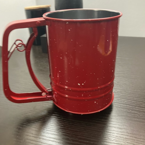 Kitchen Flour Sifter 3 Cup Spring Form Stainless Steel Flout Sifter